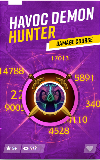 Havoc Demon Hunter Damage Course